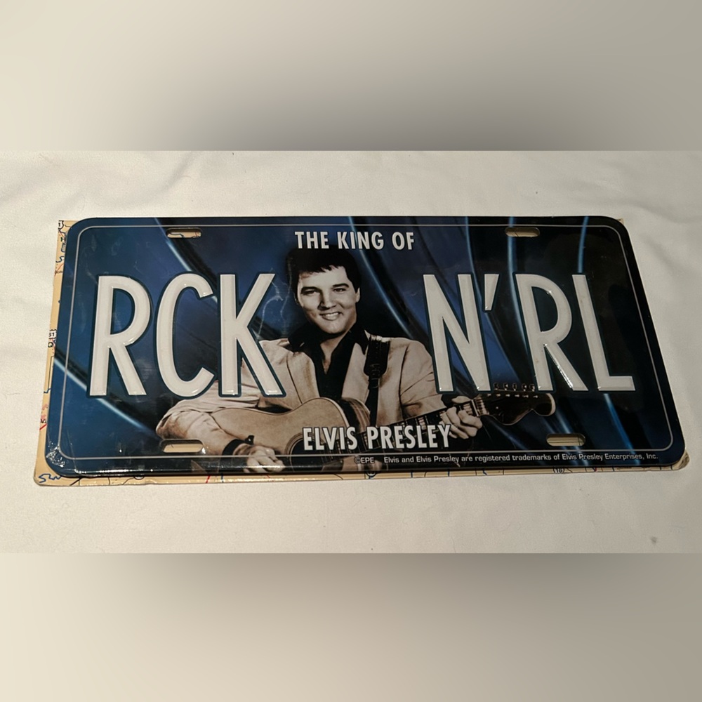 Elvis Collector Series License Plate